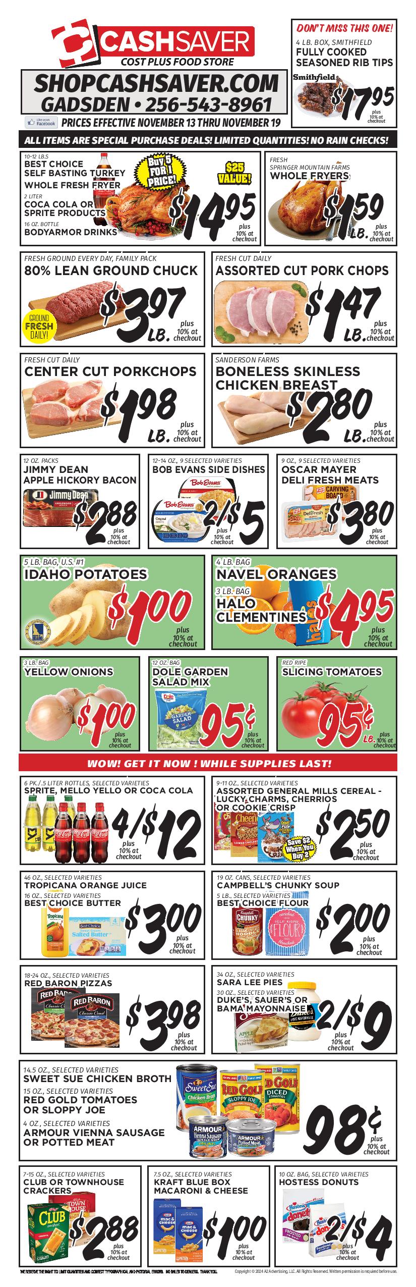 Cash Saver Weekly Ad 11 13 24