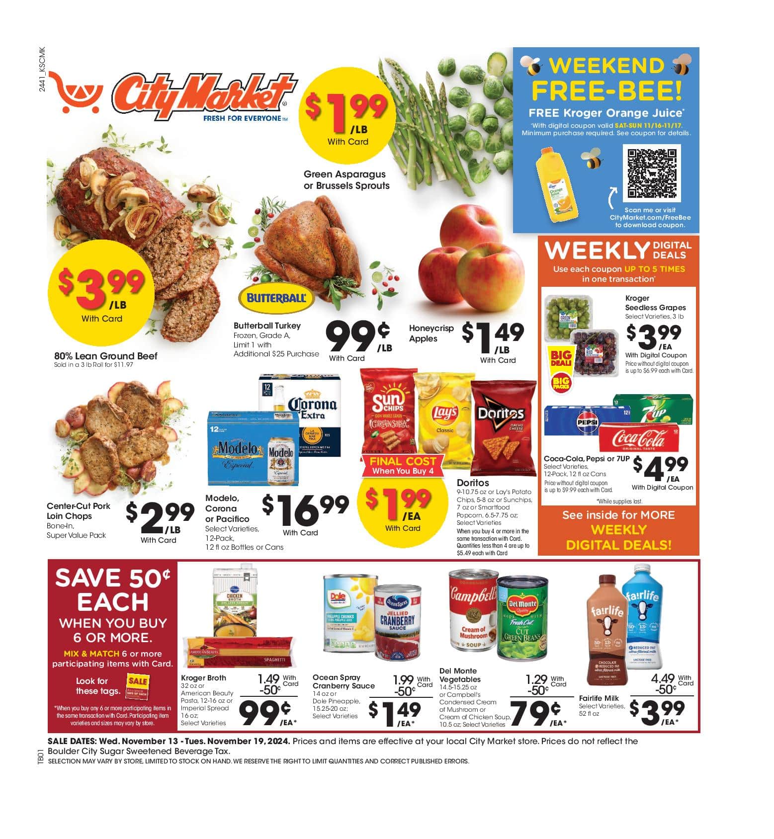 City Market Weekly Ad 11 13 24 - Page 1