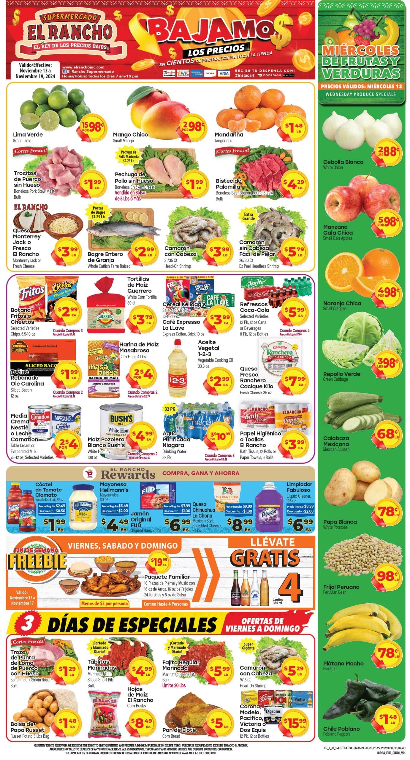 El Rancho Weekly Ad 11 13 24 - Page 1