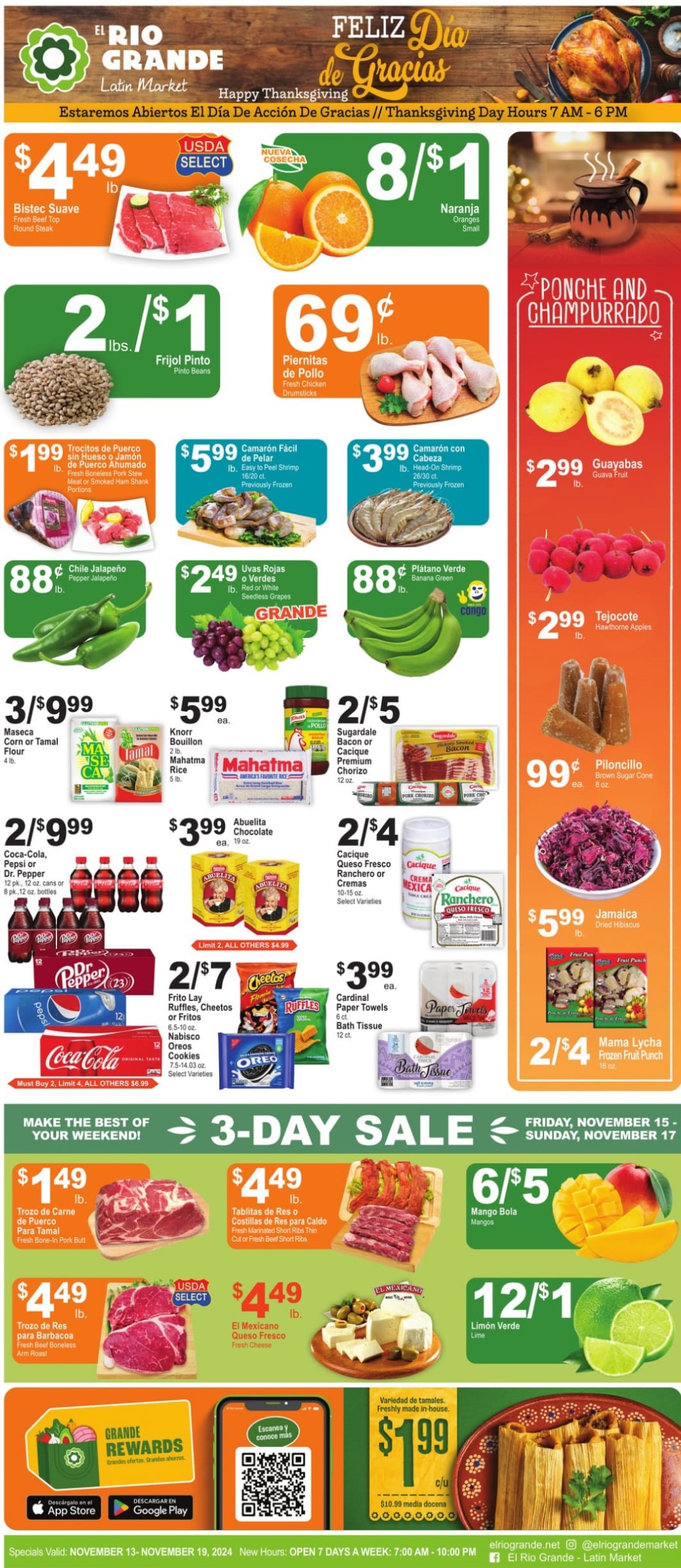 El Rio Grande Weekly Ad 11 13 24 - Page 1