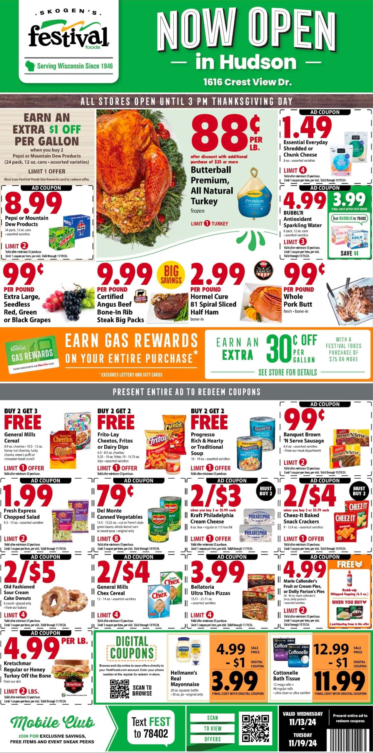 Festival Foods Weekly Ad 11 13 24 - Page 1