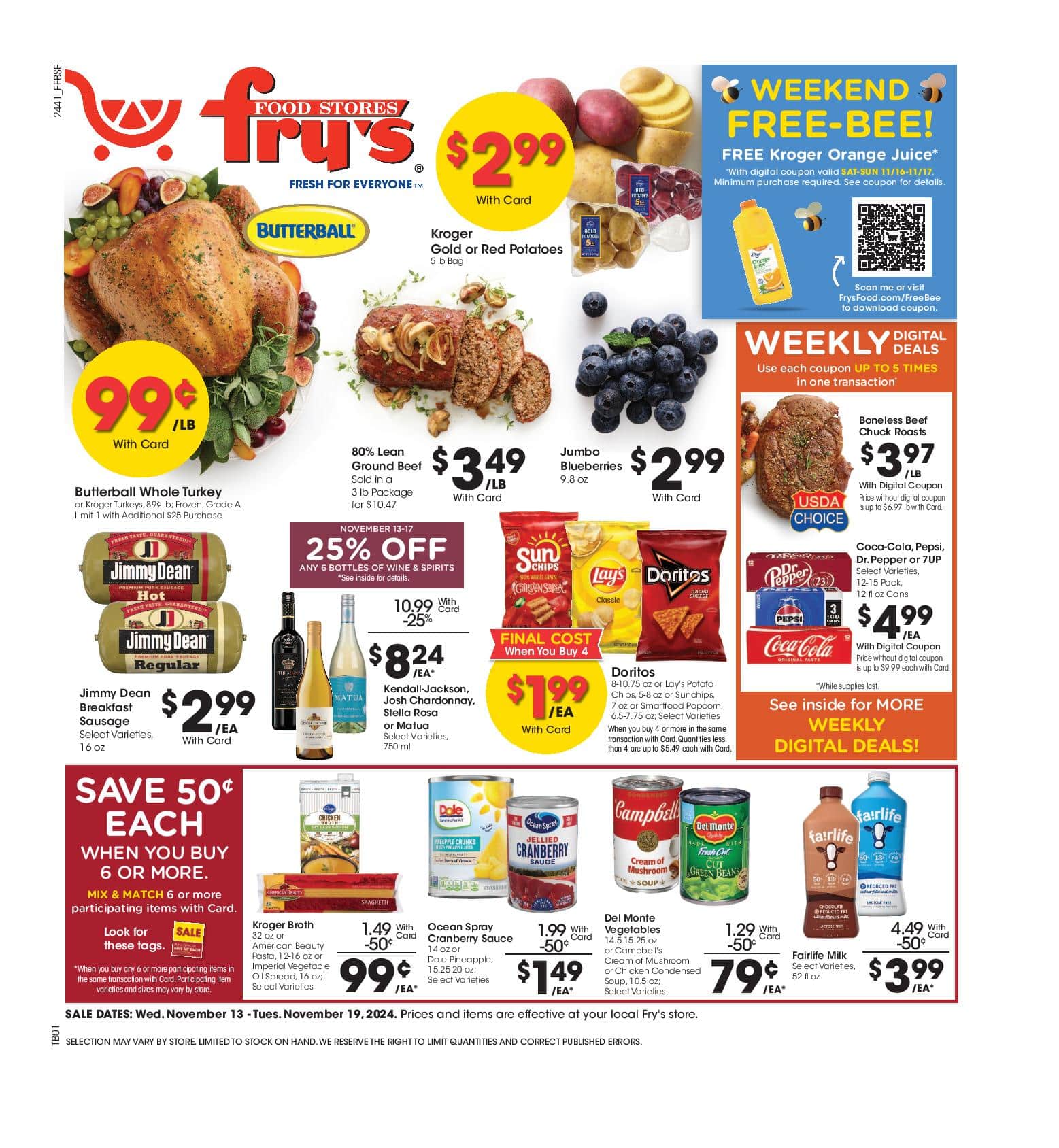 Fry's Weekly Ad 11 13 24 - Page 1