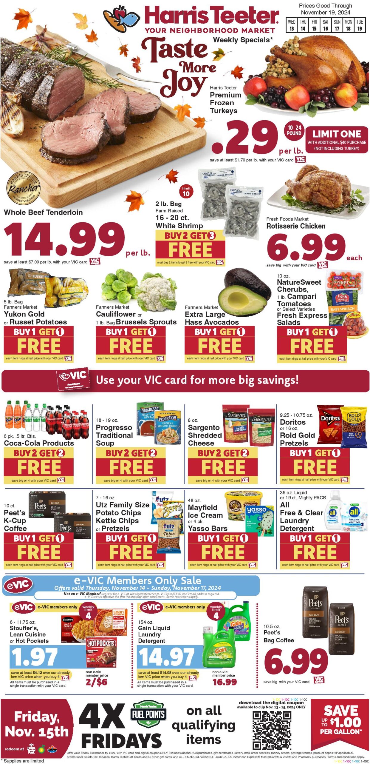 Harris Teeter Weekly Ad 11 13 24 - Page 1