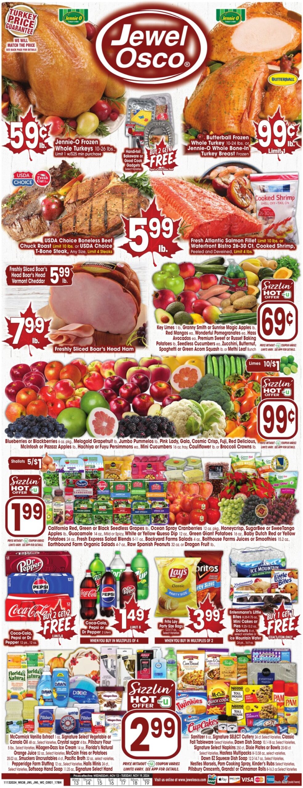 Jewel Osco Weekly Ad 11 13 24 - Page 1