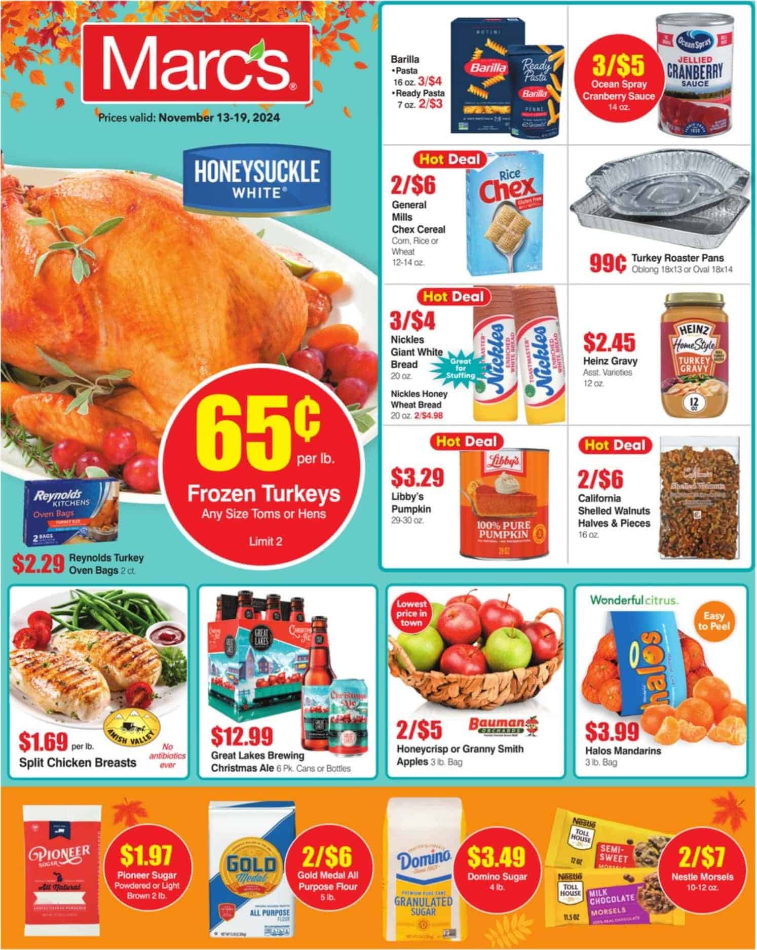 Marc's Weekly Ad 11 13 24 - Page 1