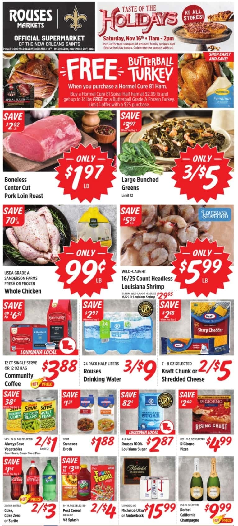 Rouses Weekly Ad 11 13 24 - Page 1