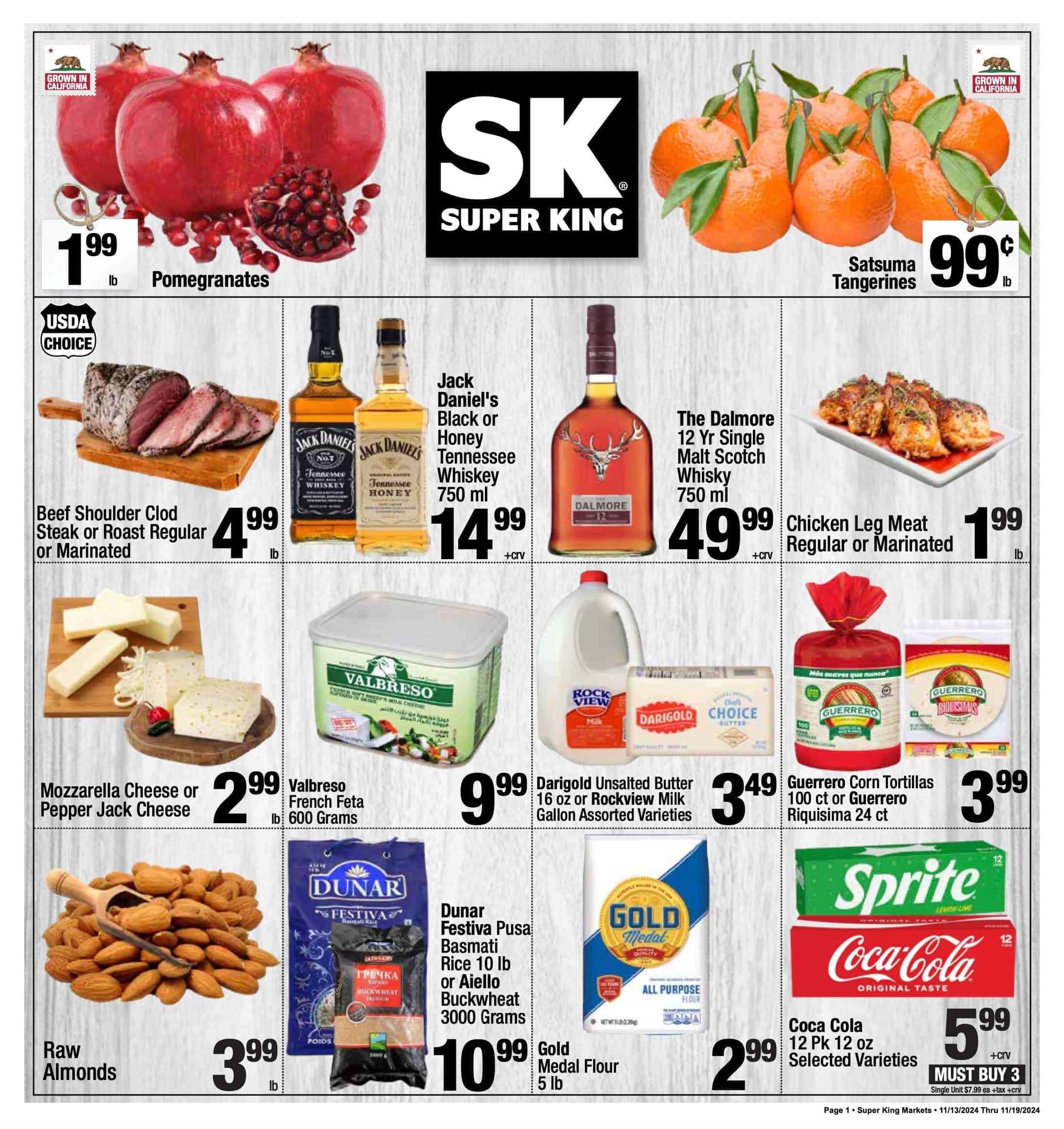 Super King Weekly Ad 11 13 24 - Page 1